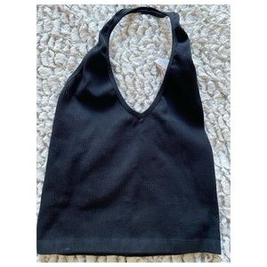 Urban Outfitters - Crop Halter Top